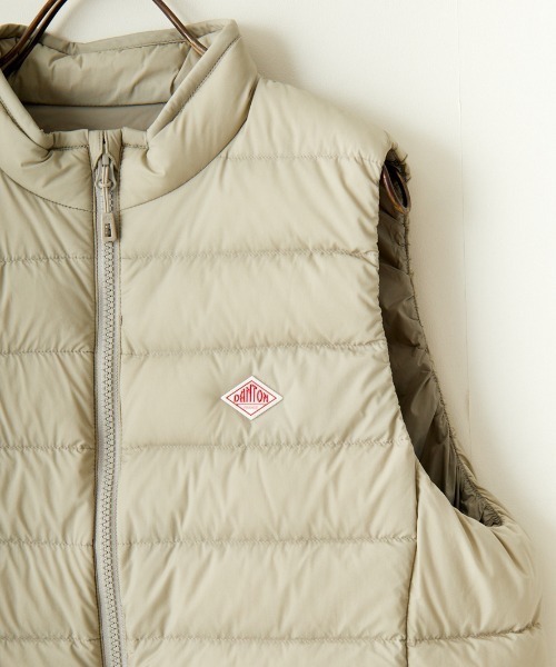 Danton（ダントン） ベスト M カーキブラウン レディース : ZOZOTOWN