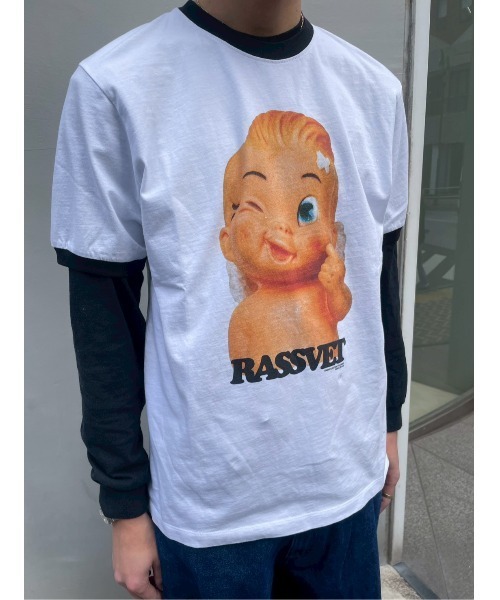 RASSVET / PACCBET（ラスベート） tシャツ RASSVET/ラスべート MERCI
