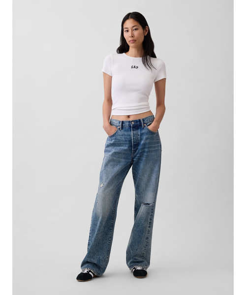 GAP ロゴ 人気 Ｔシャツ 新品未使用 お洒落 GAP - 新品 ⭐︎ GAP ロゴTシャツの通販 by J&A's shop｜ギャップなら