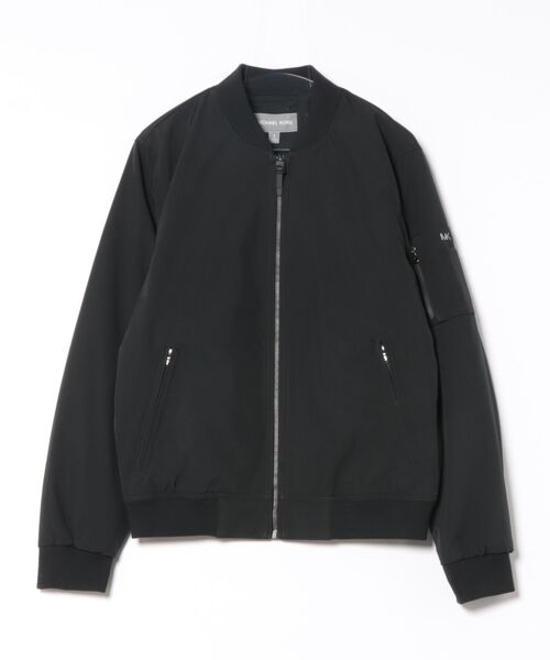 タグあり 完売品 新品未使用 マイケルコース アウター ブルゾン L BLACK MICHAEL KORS（マイケルコース） ジャケット X-SMALL ブラック