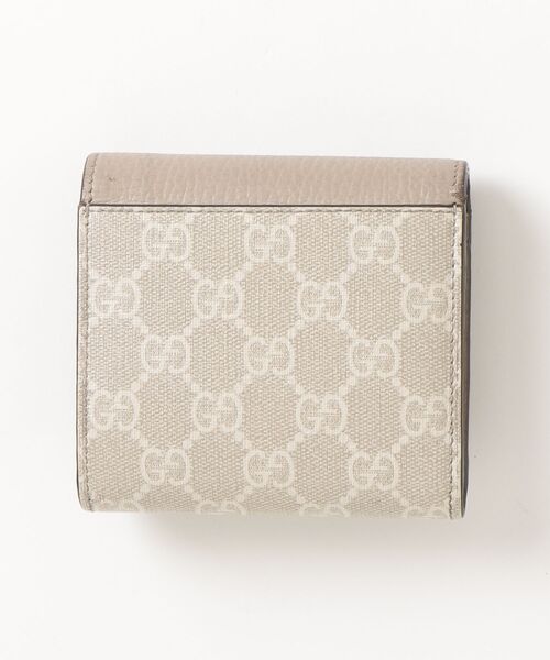 GUCCI（グッチ） GGマーモント 財布 - ベージュ レディース : ZOZOTOWN