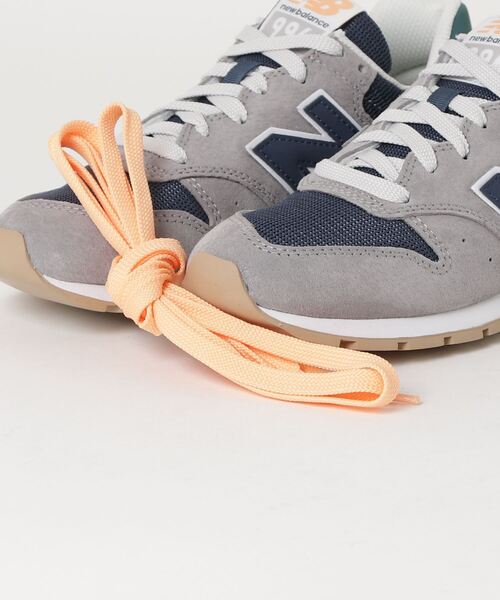 「New Balance」 ローカットスニーカー 26.5cm ネイビー レディース_画像7