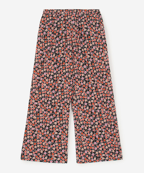 ワイドパンツ パンツ ORCIVAL | コットンポプリン プリントイージーパンツ WOMEN レディースの画像
