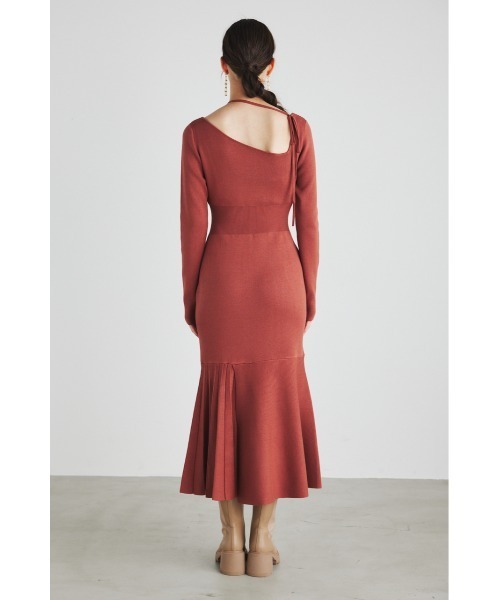 「rienda」 ニットワンピース FREE ブラウン レディース_画像6