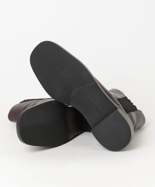 「CHARLES & KEITH」 ショートブーツ 23.5cm パープル レディース_画像3