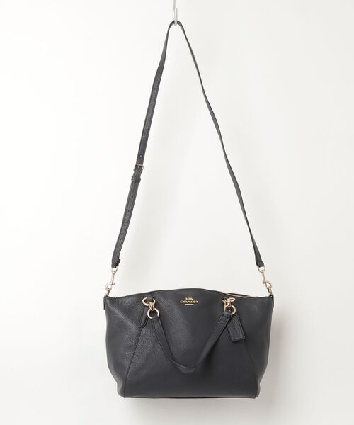 COACH（コーチ） ワンポイント2WAYバッグ - ネイビー レディース 
