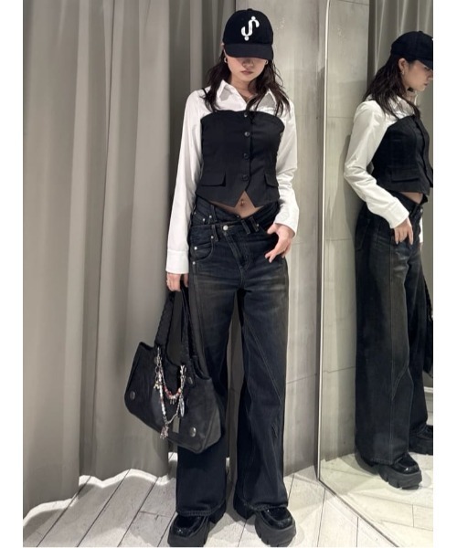 sly BUSTIER LAYERED LIKE SH トップス SLY | BUSTIER LAYERED LIKE SH トップス (シャツ・ブラウス ) |SHEL