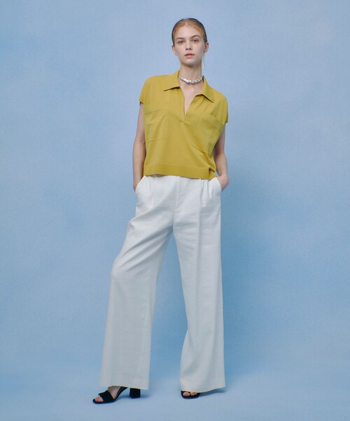 ニット セーター 「LOULOU WILLOUGHBY」ハイツイストスキッパープルオーバー レディースの画像