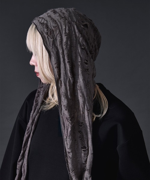 Ellno Loset（エルノロゼット） ストール マフラー ダメージフード