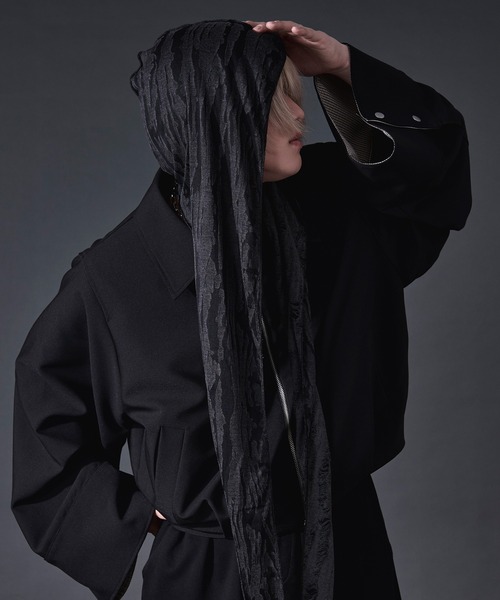 Ellno Loset（エルノロゼット） ストール マフラー ダメージフード