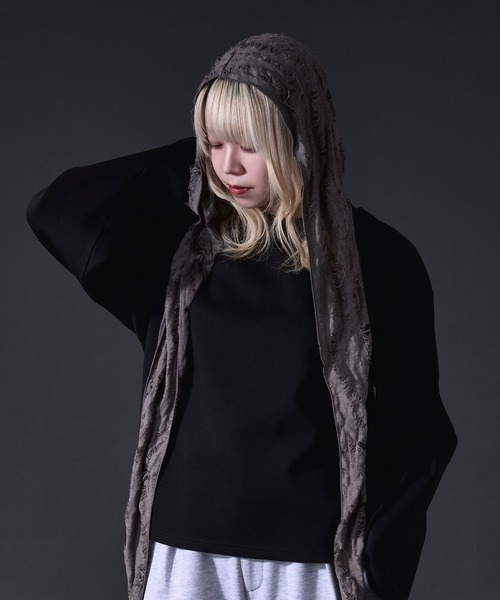 Ellno Loset（エルノロゼット） ストール マフラー ダメージフード