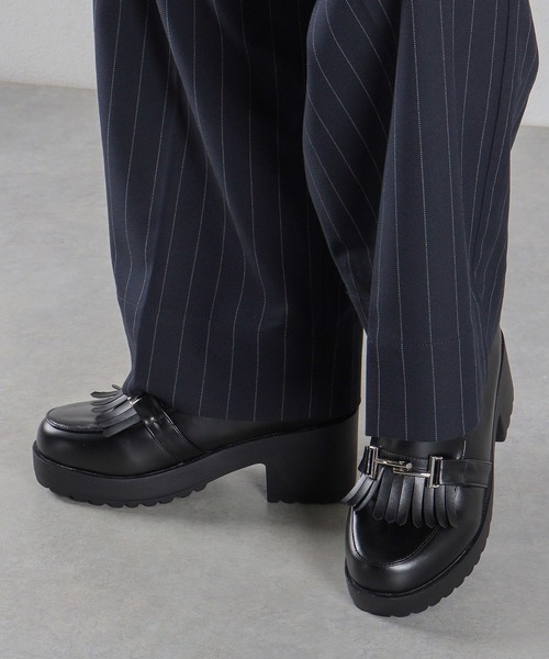 「LibertyDoll」 ローファー 43 ブラック メンズ_画像5