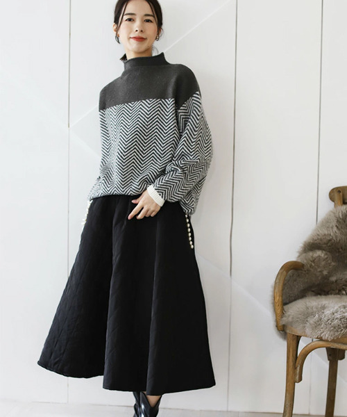 「REAL CUBE」 スカート FREE ブラック レディース_画像7