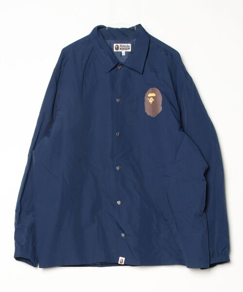 A BATHING APE（アベイシングエイプ） コーチジャケット - ネイビー
