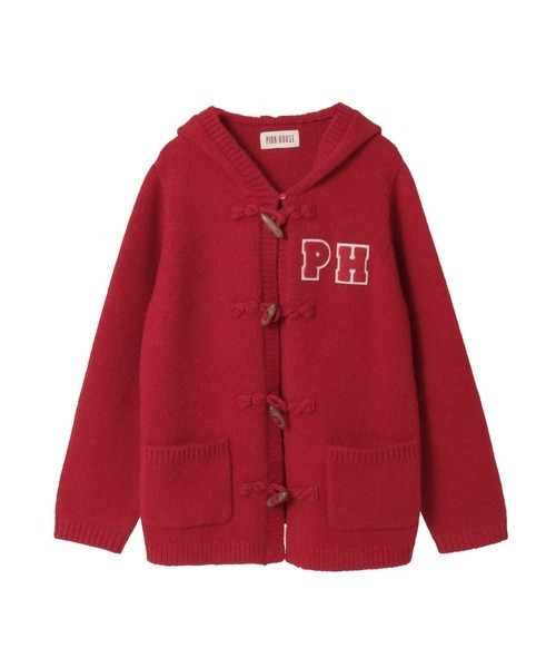 「PINK HOUSE」 ニットカーディガン フリー カーキ レディース