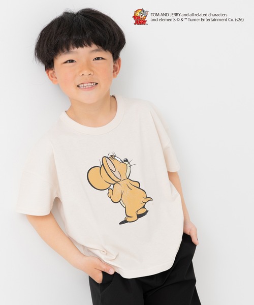 tシャツ 「トムとジェリー」半袖Tシャツ キッズ 子供服 男の子 女の子
