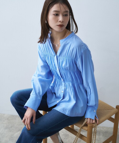 新品】UNTITLED アンタイトル リラックスシルエットブラウス 2 M 
