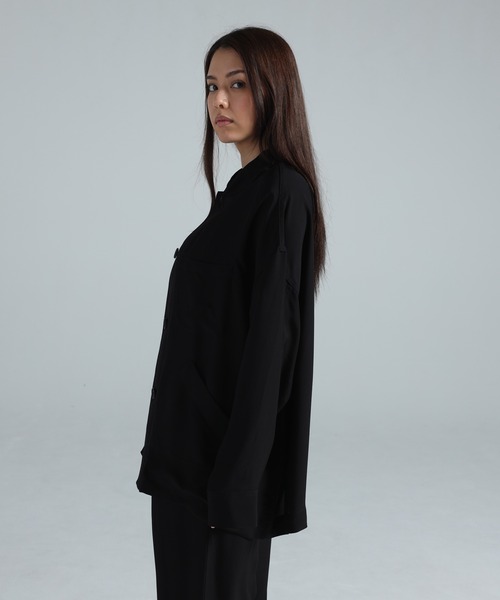 ブラウス シャツ Y-3 VISCOSE CHORE JACKET / SHIRT レディースの画像