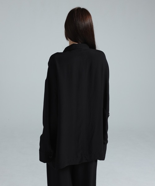 ブラウス シャツ Y-3 VISCOSE CHORE JACKET / SHIRT レディースの画像