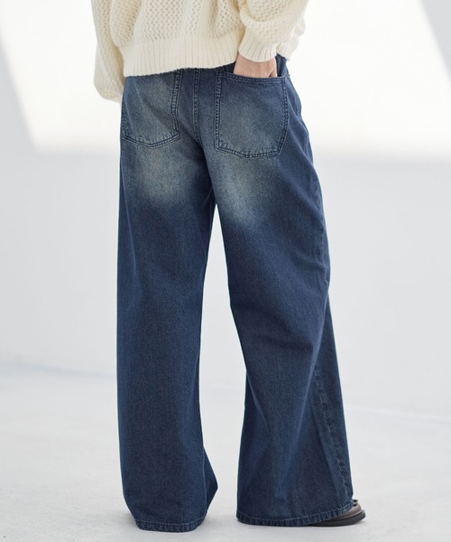 「ASTRONOMY」 デニムパンツ X-LARGE インディゴブルー メンズ_画像4