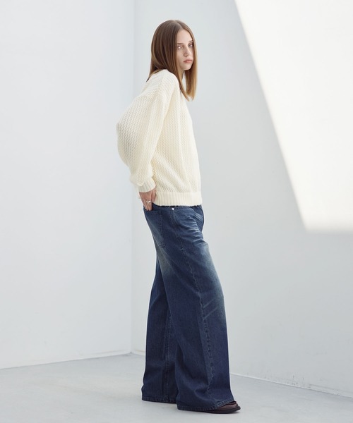 「ASTRONOMY」 デニムパンツ X-LARGE インディゴブルー メンズ_画像9