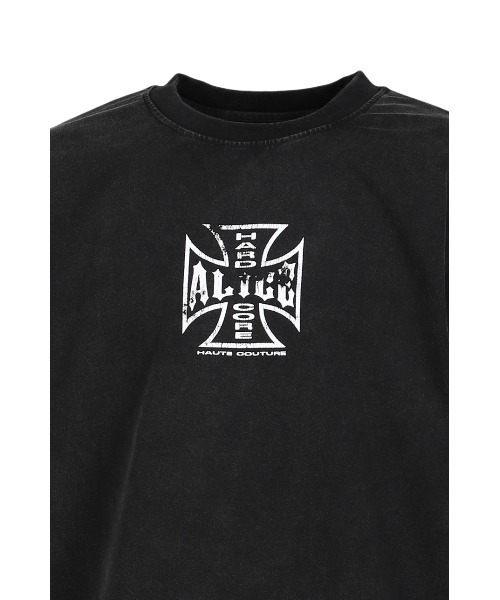 ALICE HOLLYWOOD tシャツ NUBIAN x ALICE MOTO COUTURE LAYERED LS T