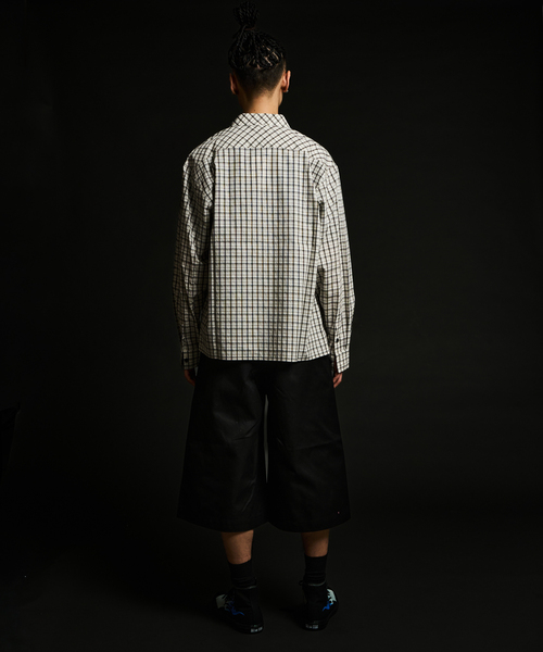 WOKE EDGE（ウォークエッジ） シャツ NY Glit Check Shirt メンズ