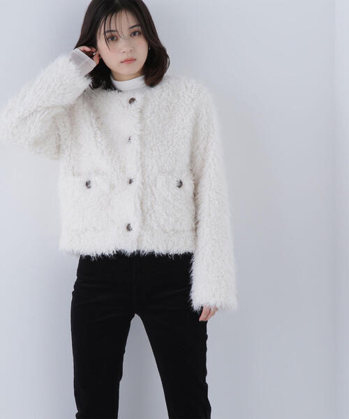 「NATURAL BEAUTY BASIC」 ジャケット SMALL ベージュ レディースの画像