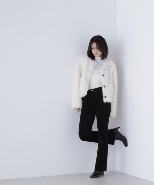 「NATURAL BEAUTY BASIC」 ジャケット SMALL ベージュ レディースの画像