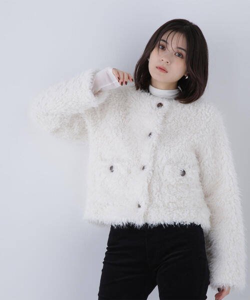 「NATURAL BEAUTY BASIC」 ジャケット SMALL ベージュ レディースの画像