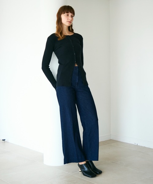 「Shelly island」 ニットカーディガン FREE ブラウン レディース_画像5