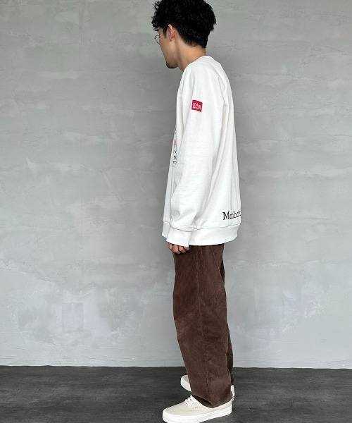 「Manhattan Portage」 スウェットカットソー X-LARGE ブラック レディース_画像4
