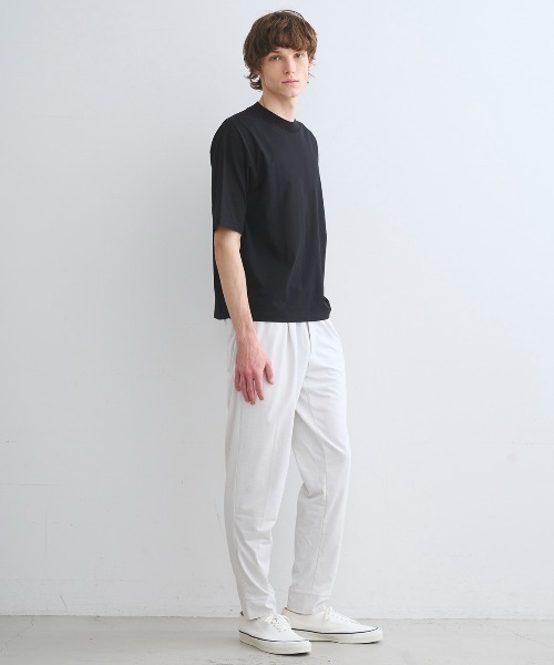 three dots（スリー ドッツ） tシャツ パウダリーコットン クルー