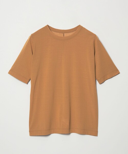 tシャツ 「conte」コットン シアー クルーネックTシャツ レディースの画像