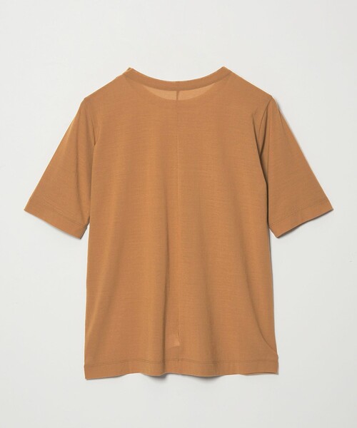 tシャツ 「conte」コットン シアー クルーネックTシャツ レディースの画像