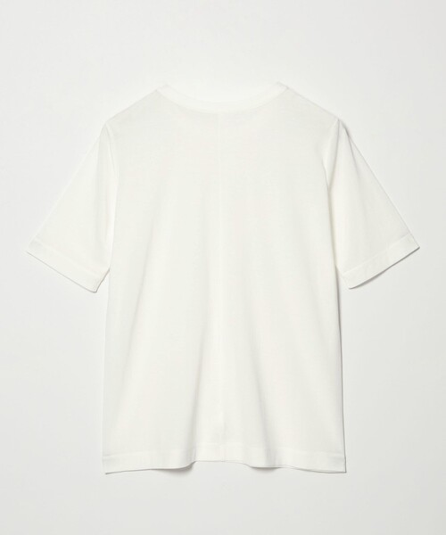新品未開封＜conte＞コットン シアー クルーネックカットソー ホワイト conte＞コットン シアー クルーネックカットソー（Tシャツ/カットソー