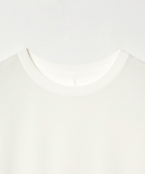 tシャツ 「conte」コットン シアー クルーネックTシャツ レディースの画像