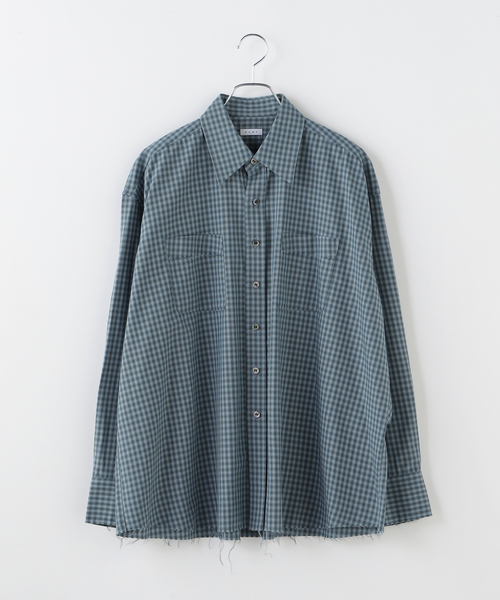 Name.（ネーム） シャツ T/R CHECK REGULAR SHIRT メンズ : ZOZOTOWN