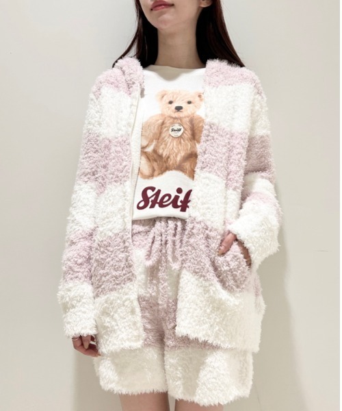 gelato pique（ジェラートピケ） ニットカーディガン ONE SIZE ピンク