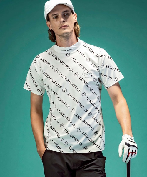 「LUXEAKMPLUS」 半袖Tシャツ L ブラック メンズ_画像4