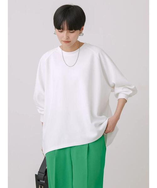 「AMERICAN HOLIC」 長袖カットソー M オフホワイト レディース_画像2