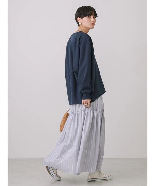 「AMERICAN HOLIC」 長袖カットソー M オフホワイト レディース_画像8