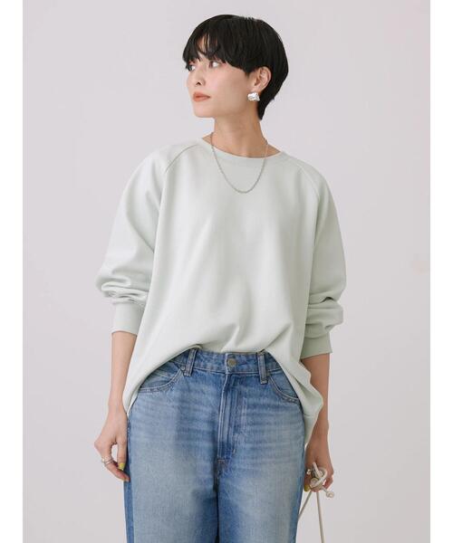「AMERICAN HOLIC」 長袖カットソー M オフホワイト レディース_画像9