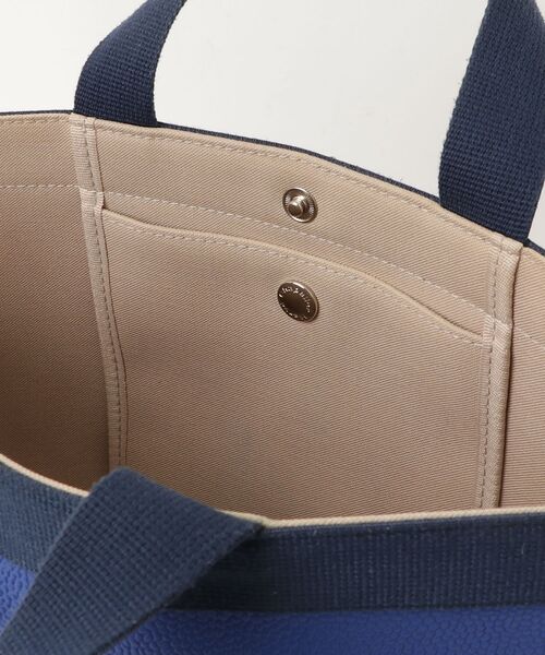 美品 Herve Chapelier ベージュ×ライトブルー ミニトートバッグ Herve Chapelier（エルベシャプリエ） トートバッグ - ブルー