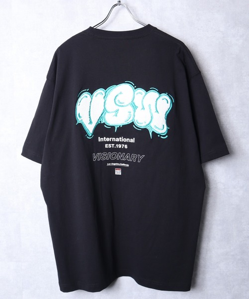 「VISION STREET WEAR」 半袖Tシャツ LARGE ピンク レディース_画像8