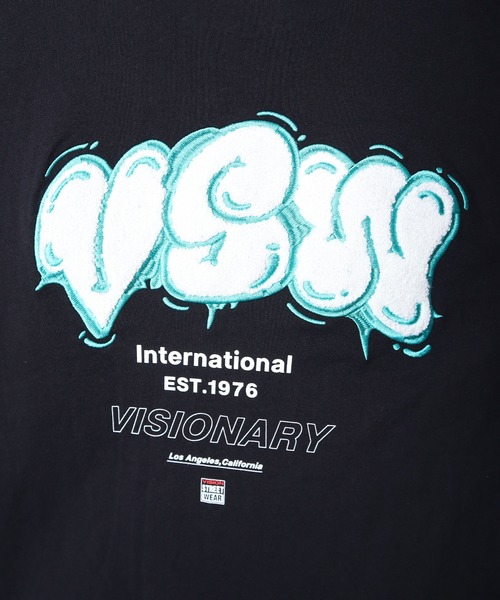 「VISION STREET WEAR」 半袖Tシャツ LARGE ピンク レディース_画像9
