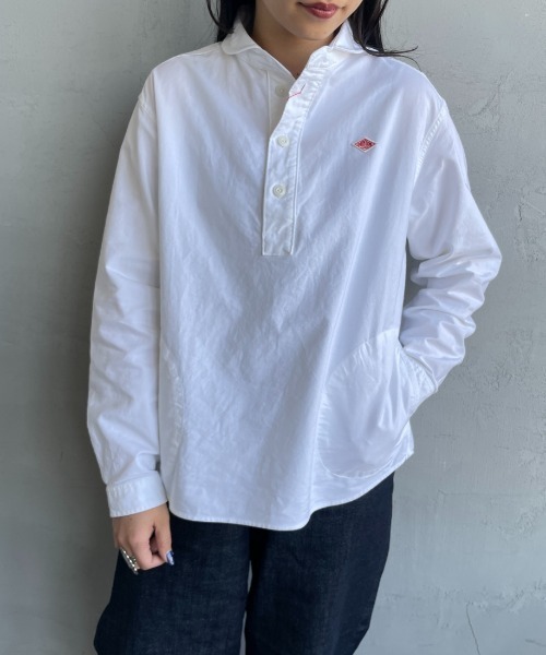 Danton（ダントン） 長袖シャツ 38 ライトベージュ レディース 