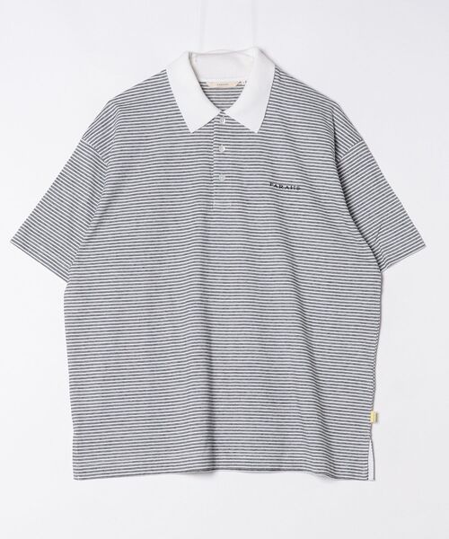 FARAH（ファーラー） tシャツ Multi Striped Polo Collar S/S FR0601