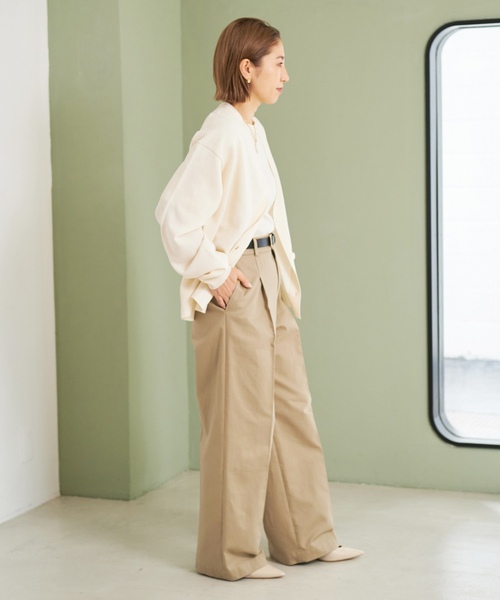 「Plage」 チノパンツ 38 ベージュ レディース_画像3