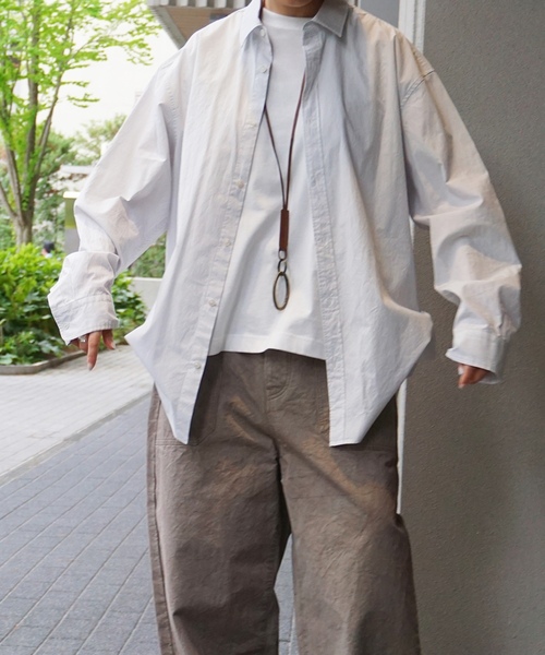 「JOURNAL STANDARD LUXE」 長袖シャツ FREE ホワイト レディース_画像6